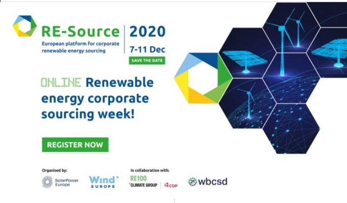 RE-Source is inviting to join the Renewable Energy Corporate Sourcing Week.