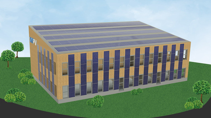 The modules determine the grid dimensions for the facade. They thus become the basis for the entire building design.