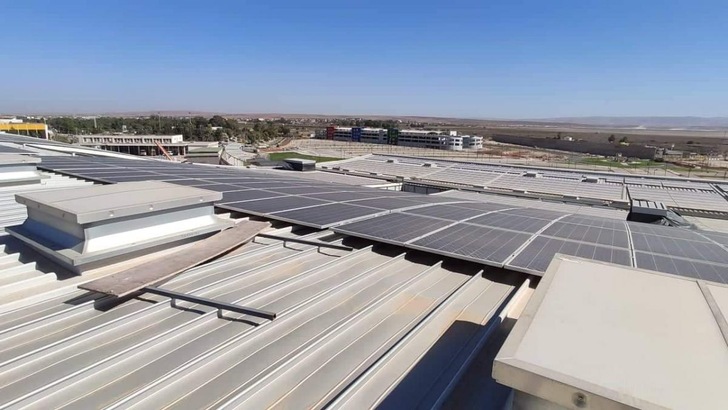 The PV airport installation in Oran/Algeria.