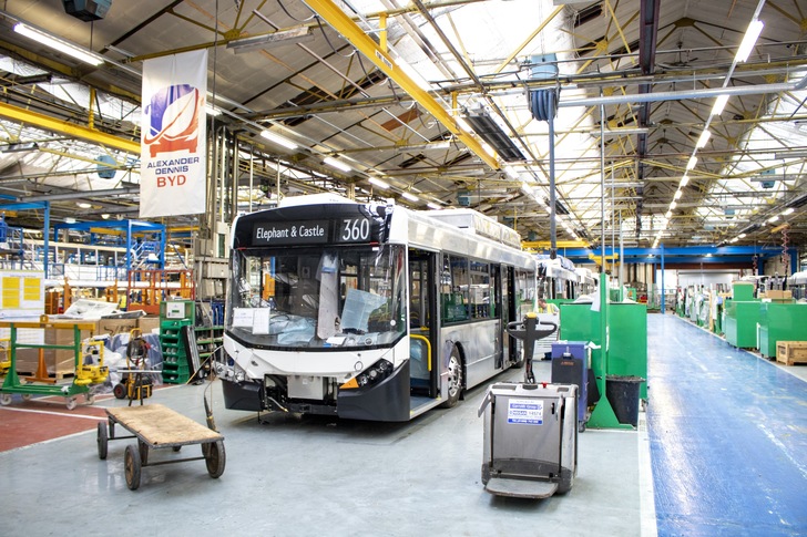 Electric bus chassis assembly will take place in ADL’s facilities with on-the-ground support from the BYD team, and is planned to commence in the second half of 2021. - © ADL / BYD
