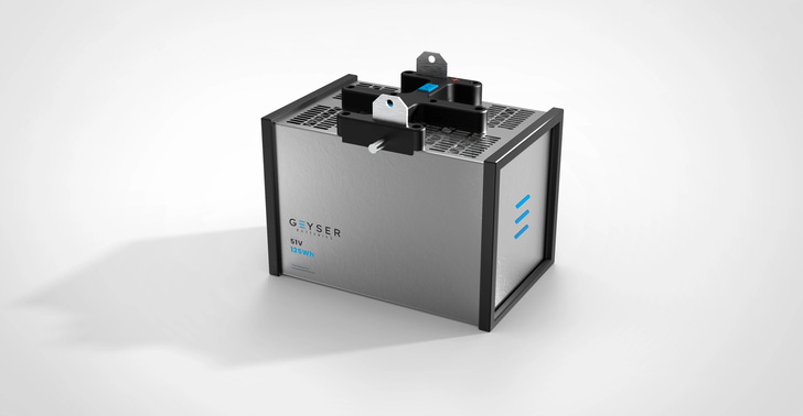 Geyser Batteries produces energy storage used for heavy-duty applications in the power grid, industrial machinery and electric transportation industries.