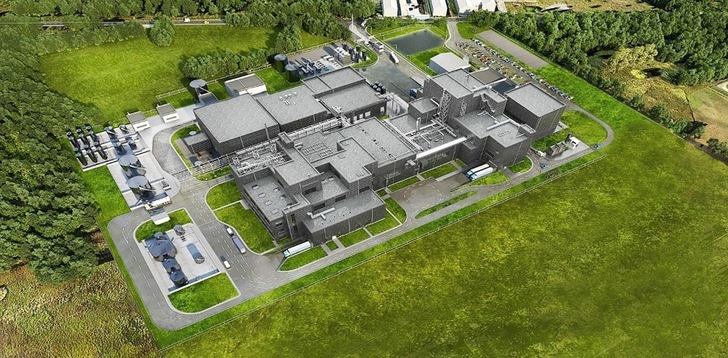 The new plant of Johnson Matthey Poland in Konin will manufacture cathods for electric  car batteries (simulation).