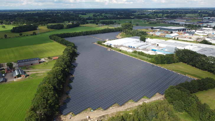 The “Hof van Twente” solar farm was the first installation to be commissioned last year. - © Kronos Solar
