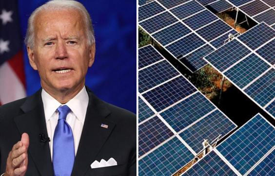 Joe Biden is pushing clean energy, infrastructure and new jobs with historic public investment plans. - © Rethink Energy
