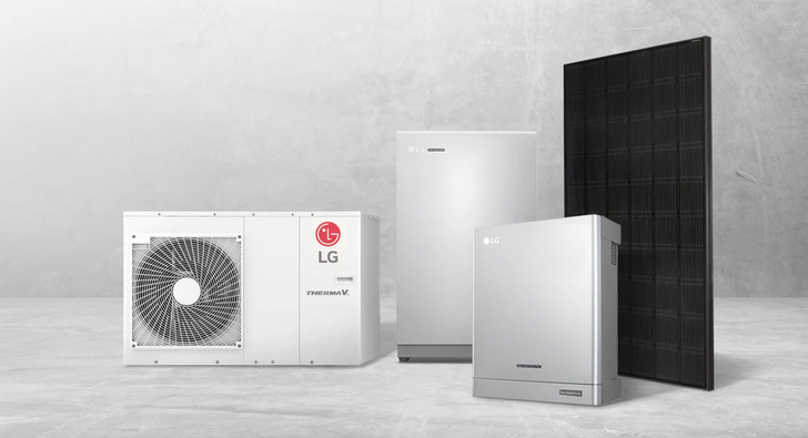 The energy management is entirely designed for self-consumption of the electricity generated by the solar modules. - © LG Electronics
