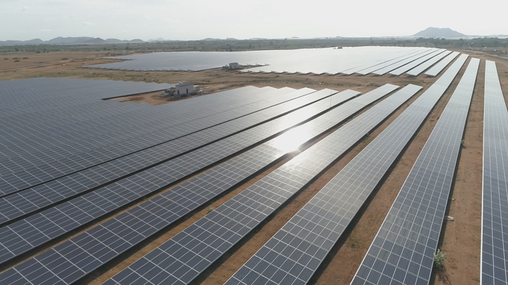 Belectric operates already a  250 MW PV plant in Karnataka, India on behalf of the owner Fortum. - © Belectric Photovoltaic India
