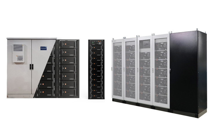 Fenecon's commercial storage units cover a range of sizes up to several megawatts.