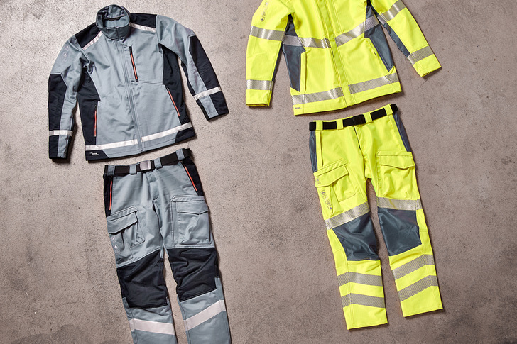 There is a choice of five colours for the indoor collection, two warning colours for the outdoor collection and two zip colours.