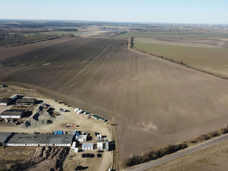 Area of the future solar park "Gottesgabe", where Schletter mounting systems will be installed. - © Schletter Group
