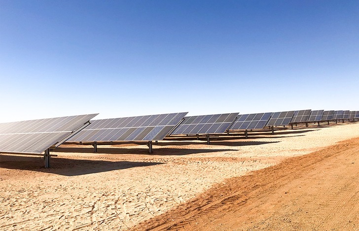 The 200 MW Kom Ombo project in Egypt is located within a desert area with high solar radiation, but harsh climate conditions.