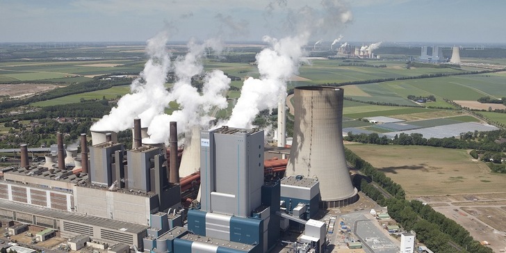 Coal power plant of RWE in Germany.