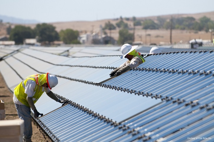 First Solar has aligned itself with the RBAs vision of creating a coalition of companies driving sustainable value for workers, the environment and business throughout the global supply chain. That includes a zero-tolerance policy against forced labor. - © First Solar
