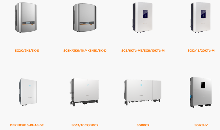 The range of Sungrow products that Krannich Solar offers includes inverters that cover anything from industrial and commercial all the way to home systems. - © Sungrow

