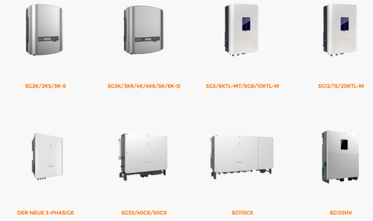 The range of Sungrow products that Krannich Solar offers includes inverters that cover anything from industrial and commercial all the way to home systems.