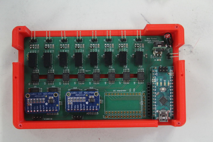 Isolated multichannel battery and cell voltage measuring circuit for use in series strings.
