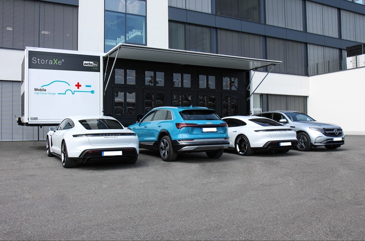 The key to the successful record attempt was having the ChargeTrailer on site at the EuroSpeedway Lausitz.