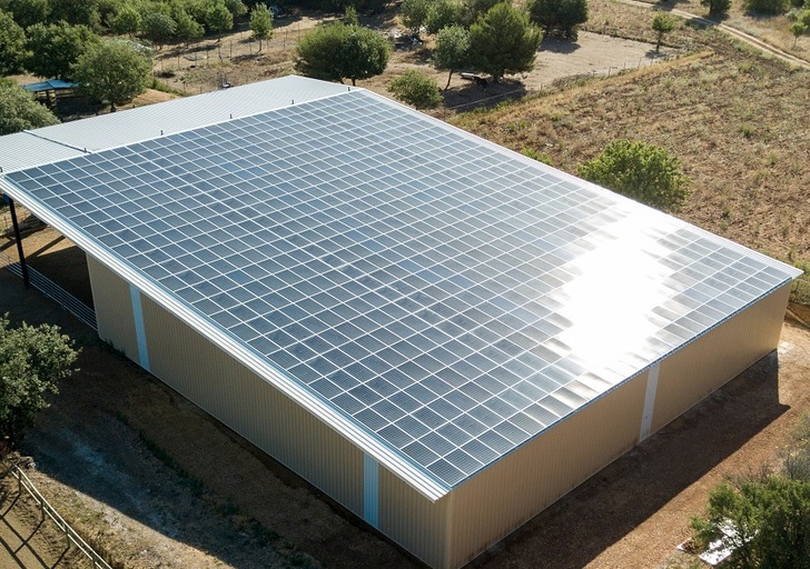 The two new solar rooftop projects in France are also co-financed by local citizen crowdfunding. - © Dhamma Energy
