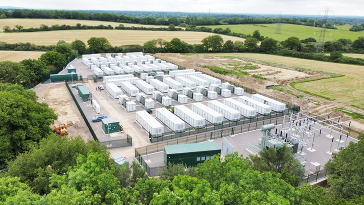 100MW/100MWh energy storage plant in Minety, the UK - © Sungrow Power Supply Co., Ltd.
