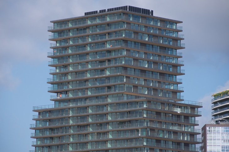 Terraced Tower in Rotterdam is partly powered by Solarwatt PV modules.