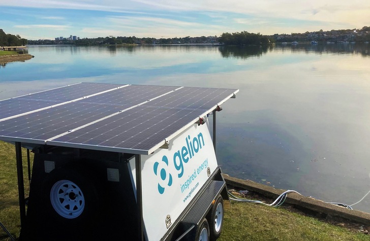 Off-grid desalination, as seen here, is just one of the many applications of the Gelion Endure storage system.