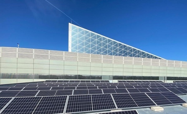 A solar installation with REC modules in Spain.