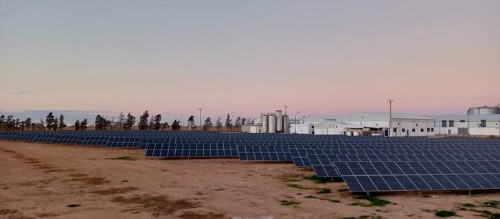An existing ground-mounted PV plant was extended at Consolidated Sulpho-Chemical Industries Co (CISC)  in Jordan. - © Fimer
