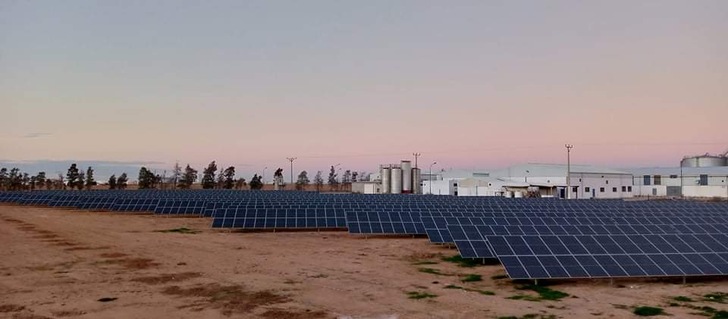 An existing ground-mounted PV plant was extended at Consolidated Sulpho-Chemical Industries Co (CISC)  in Jordan.