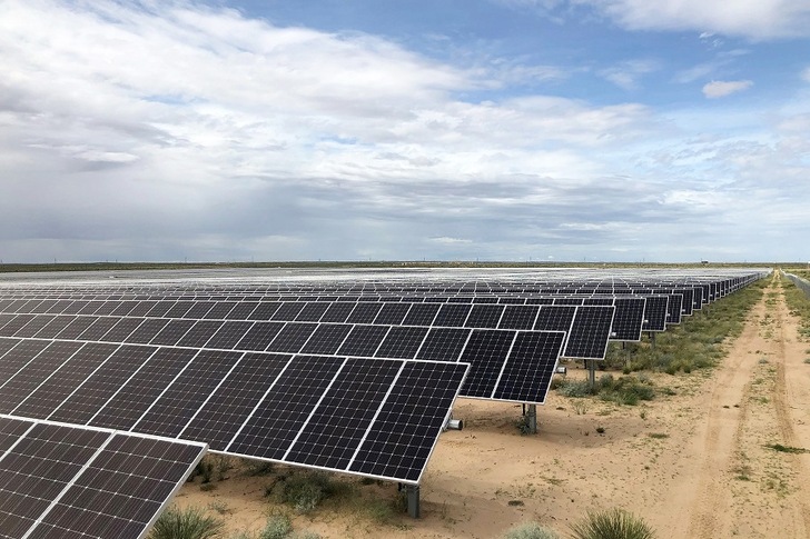 100 MW solar park of RWE in Texas/USA. Now the company is also increasing its solar investments in European countries like Spain. - © RWE
