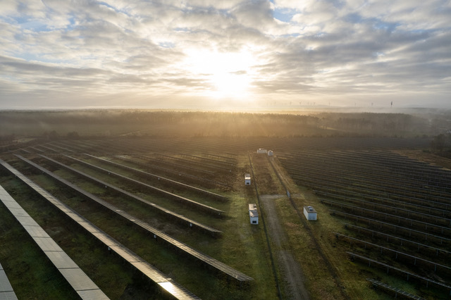 One of Eurowind's photovoltaic plants that has been upgraded to ampere.cloud's modern operating system. This makes them efficient and allows the company to grow. - © Eurowind Energy
