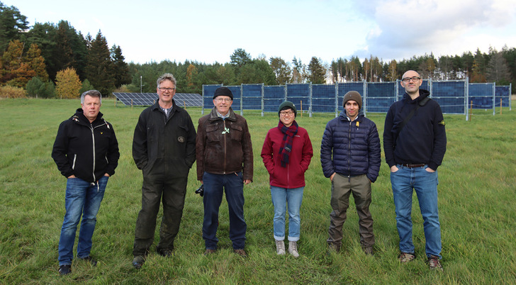 The awarded Agrivoltaic team of Mälardalen University/Sweden.