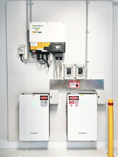 Growatt Solar Storage System installed in Adelaide, South Australia.