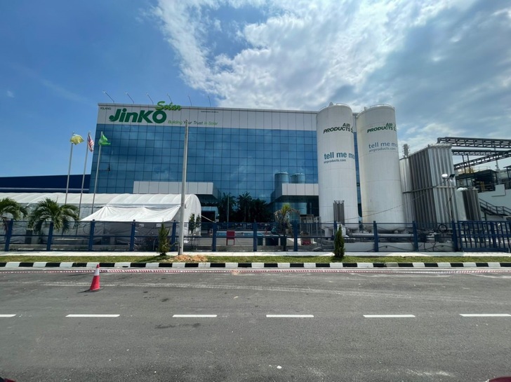 JinkoSolar`s Malaysia factory.