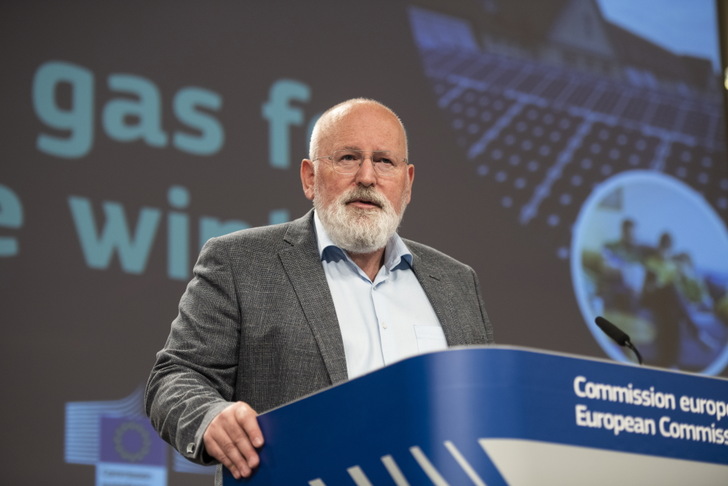 Frans Timmermans, Executive Vice-President of the European Commission at the  "Save gas for a safe winter" press conference. - © European Union, 2022
