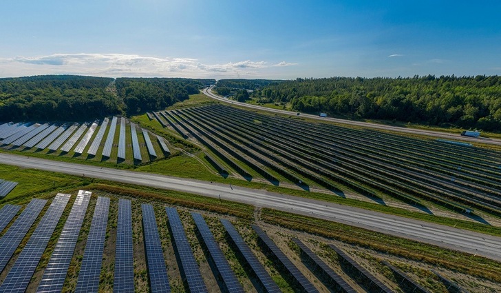 Solar parks in particular are experiencing strong growth in Sweden.