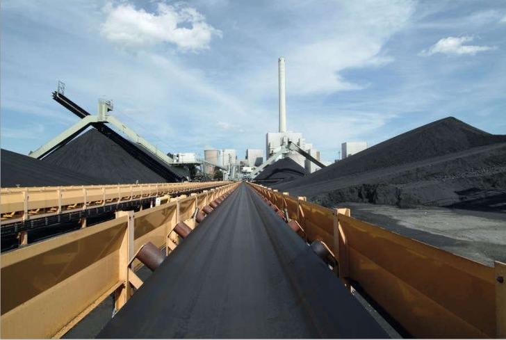 Coal power plant in Germany.