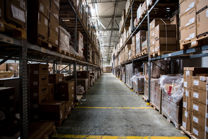 Warehouse of Menlo Electric.