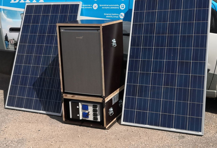 There is a high demand for mobile solar power stations in the Ukraine. - © Solitek
