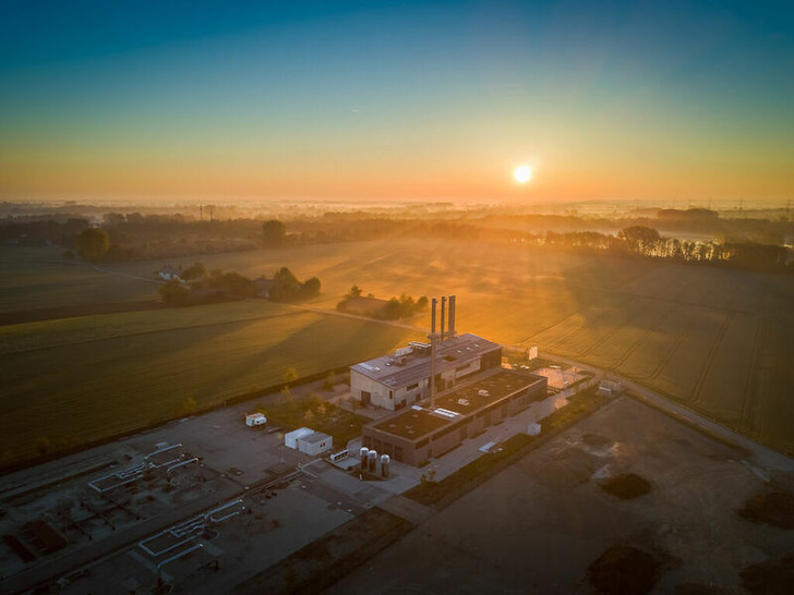 A geothermal plant in Unterföhring near Munich.