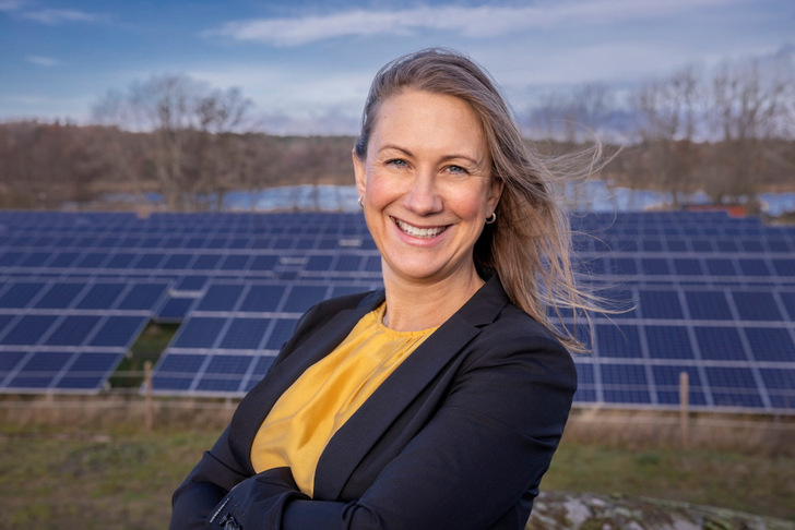 Anna Werner, CEO of the Swedish Solar Energy Association (Svensk Solenergi). - © Jann Lipka
