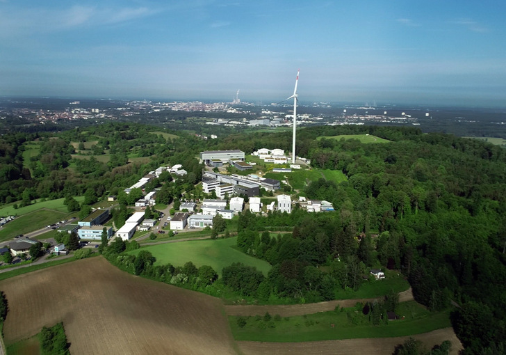 Campus of the Fraunhofer Institute for Chemical Technology ICT in Pfinztal/Germany.