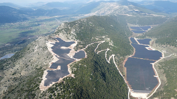 50 MW Margariti solar farm in the Epirus region in north-western Greece. - © ABO Wind
