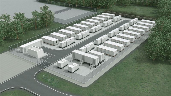 Wärtsilä’s 50-megawatt / 100-megawatt hour energy storage solution for Sundon, UK. - © Wärtsilä Corporation
