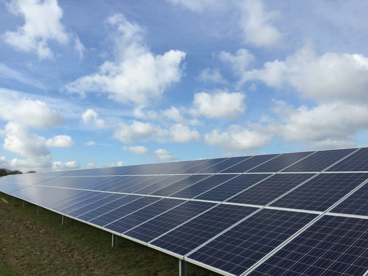 BayWa r.e. solar farm in the UK.