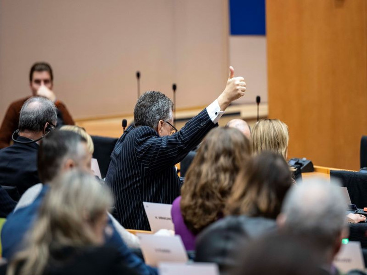 Session of the ITRE Commitee of the European Parliament.