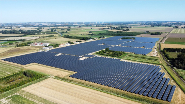 PV plant in the Zealand region of Denmark.