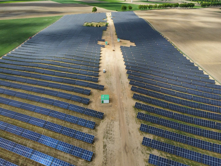 PV farrm of Dalasina in Margonin, Chodzieski county/Poland.