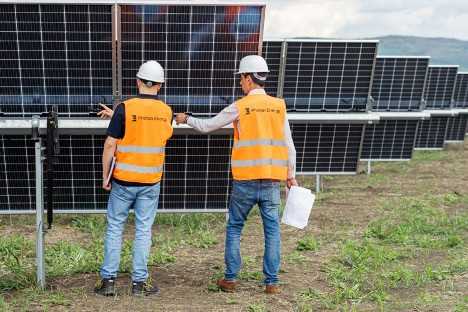 The electricity of the new PV plants is sold on a commercial basis.