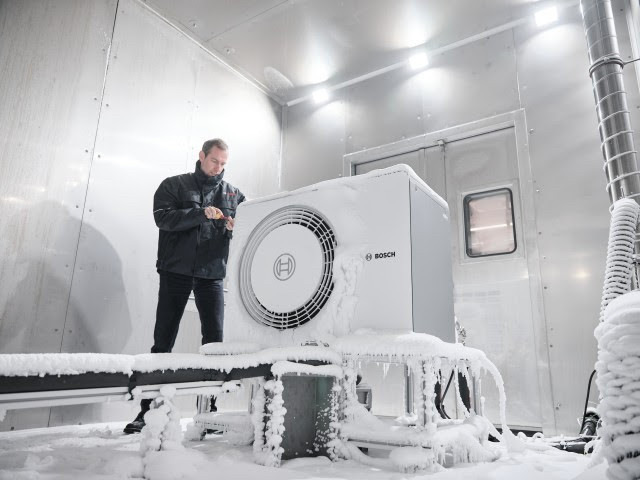 Greetings from the cold chamber: heat pumps are an important growth driver for Bosch.
