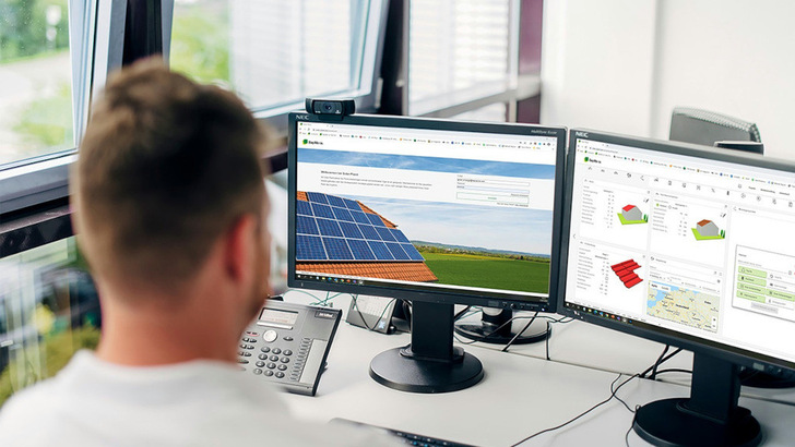Solar Planit is the software that installers use to plan installations using Novotegra's mounting systems.