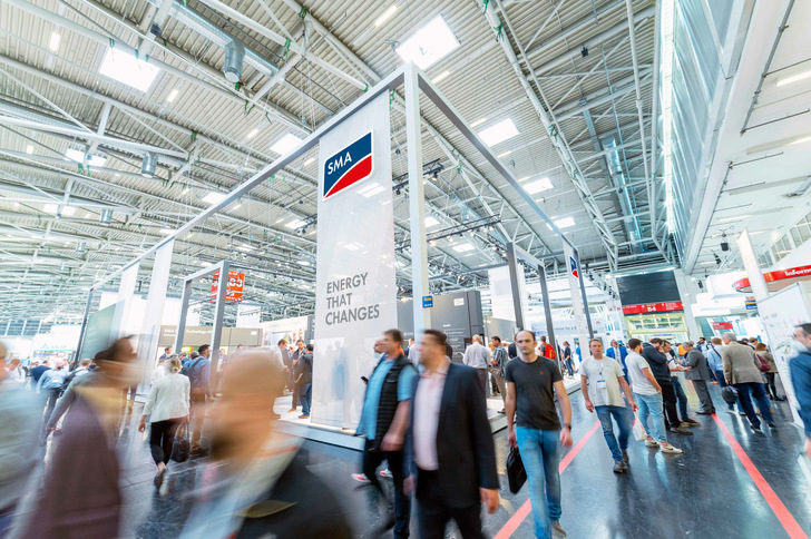 Intersolar Europe, world's largest trade fair for the solar industry opens its doors in Munich on June 14. SMA presents systems and solutions for the new energy world at booth B3.210. - © SMA
